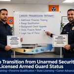 How to Transition from Unarmed Security to State-Licensed Armed Guard Status